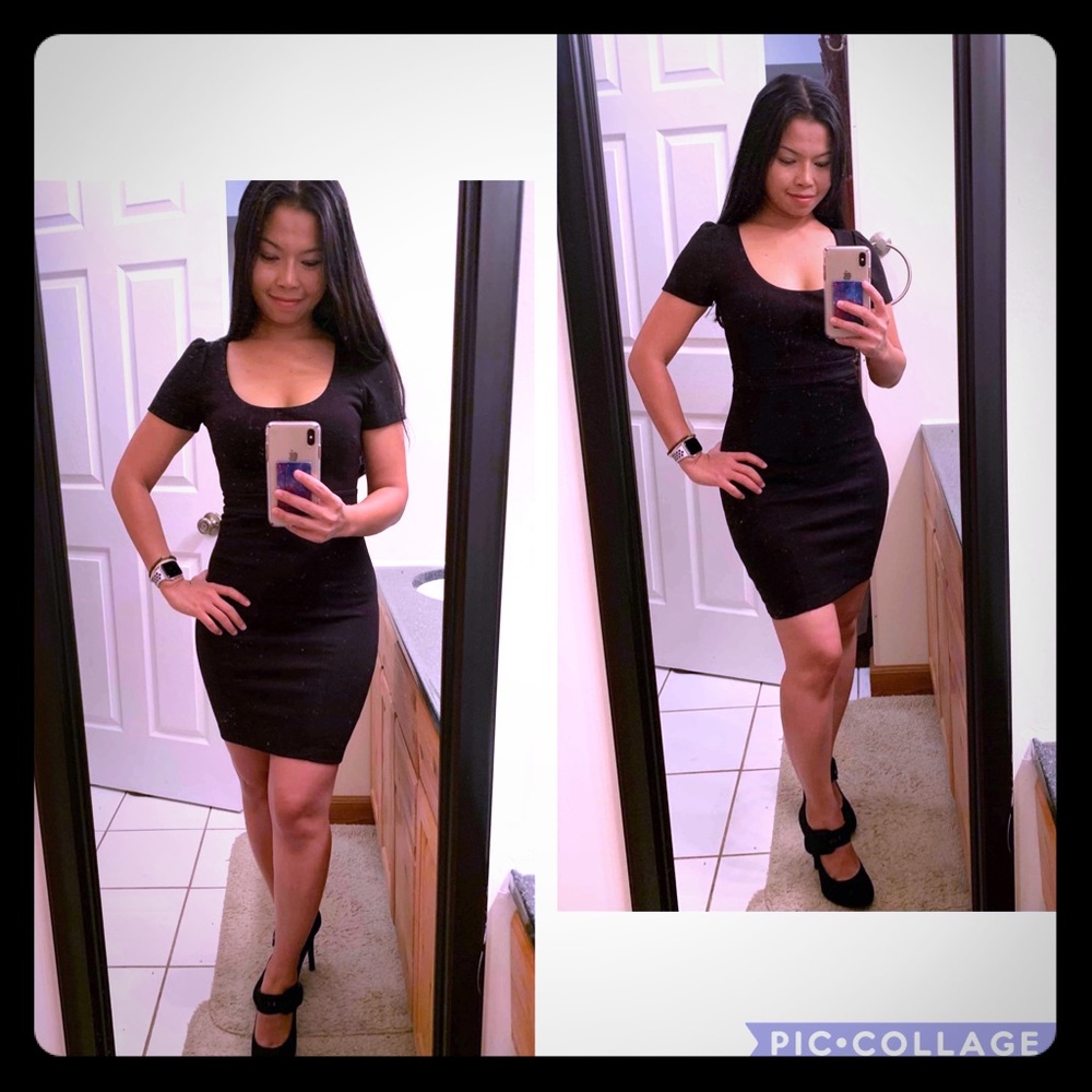Forever 21 black mini dress